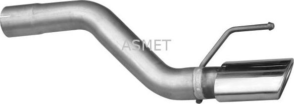 Asmet 05.264 - Труба выхлопного газа autosila-amz.com