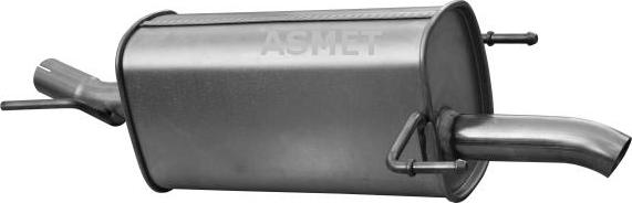 Asmet 05.202 - Глушитель выхлопных газов, конечный autosila-amz.com