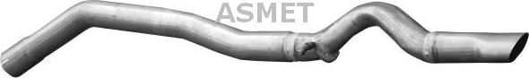 Asmet 01.062 - Труба выхлопного газа autosila-amz.com