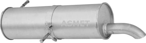 Asmet 08.056 - Глушитель выхлопных газов, конечный autosila-amz.com