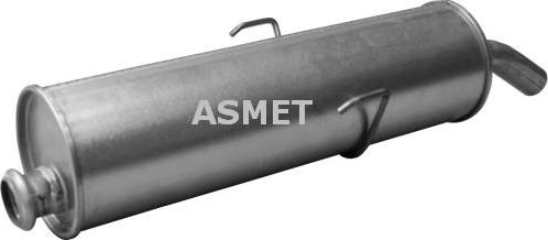 Asmet 08.005 - Глушитель выхлопных газов, конечный autosila-amz.com