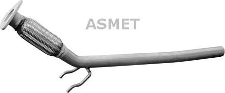 Asmet 03.058 - Труба выхлопного газа autosila-amz.com