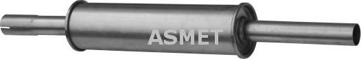 Asmet 03.007 - Средний глушитель выхлопных газов autosila-amz.com