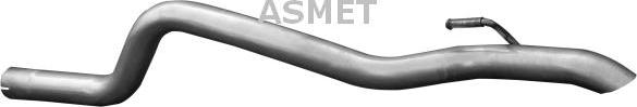Asmet 02.041 - Выхлопная труба -глушитель autosila-amz.com