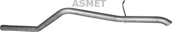 Asmet 07.193 - Труба выхлопного газа autosila-amz.com