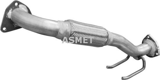 Asmet 07.252 - Труба выхлопного газа autosila-amz.com
