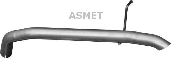 Asmet 07.216 - Труба выхлопного газа autosila-amz.com