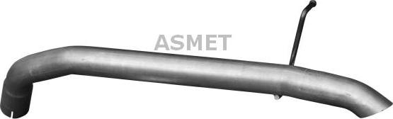 Asmet 07.218 - Труба выхлопного газа autosila-amz.com