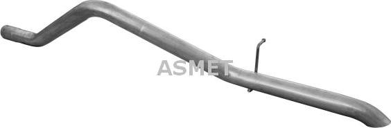 Asmet 07.228 - Труба выхлопного газа autosila-amz.com