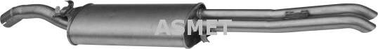 Asmet 19.022 - Глушитель выхлопных газов, конечный autosila-amz.com