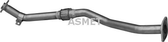 Asmet 14.009 - Труба выхлопного газа autosila-amz.com
