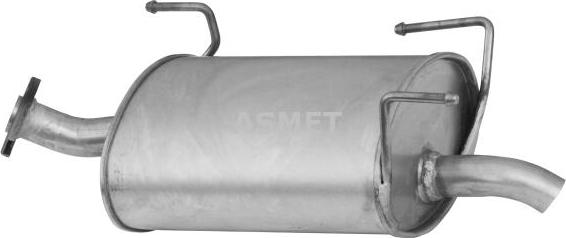 Asmet 14.033 - Глушитель выхлопных газов, конечный autosila-amz.com