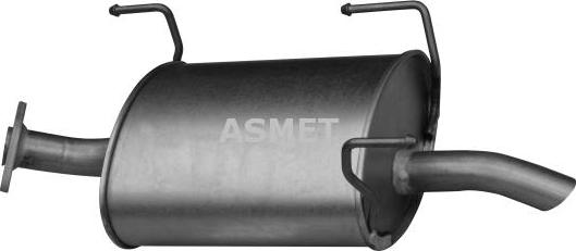 Asmet 14.029 - Глушитель выхлопных газов, конечный autosila-amz.com