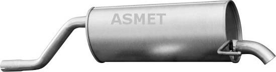 Asmet 16.099 - Глушитель выхлопных газов, конечный autosila-amz.com