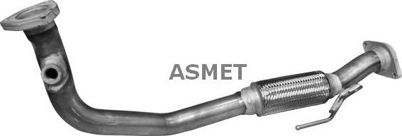 Asmet 16.029 - Труба выхлопного газа autosila-amz.com