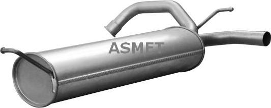 Asmet 16.102 - Глушитель выхлопных газов, конечный autosila-amz.com