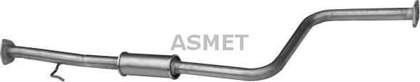 Asmet 13.003 - Средний глушитель выхлопных газов autosila-amz.com