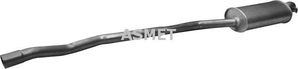 Asmet 12.017 - Глушитель выхлопных газов, конечный autosila-amz.com