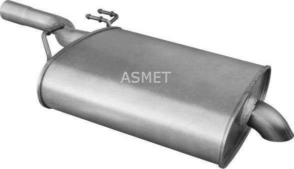 Asmet 12.036 - Глушитель выхлопных газов, конечный autosila-amz.com