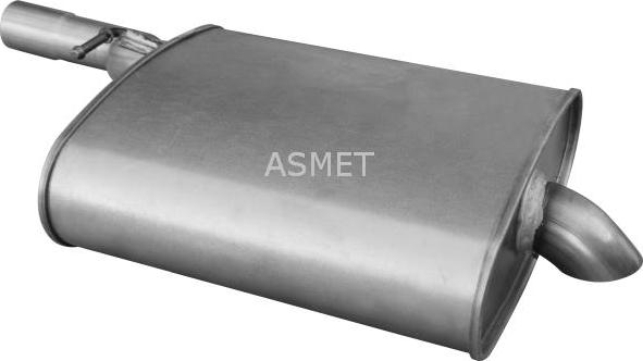 Asmet 12.037 - Глушитель выхлопных газов, конечный autosila-amz.com