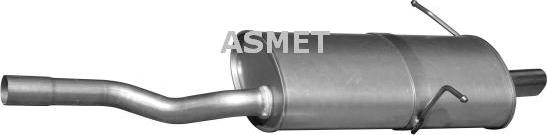 Asmet 12.026 - Глушитель выхлопных газов, конечный autosila-amz.com