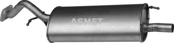 Asmet 30.001 - Глушитель выхлопных газов, конечный autosila-amz.com