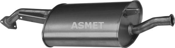 Asmet 26.004 - Глушитель выхлопных газов, конечный autosila-amz.com