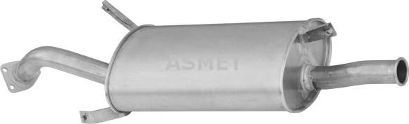 Asmet 26.002 - Глушитель выхлопных газов, конечный autosila-amz.com