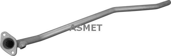 Asmet 20.059 - Средний глушитель выхлопных газов autosila-amz.com