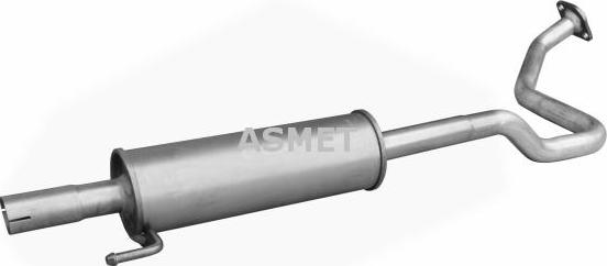 Asmet 20.024 - Глушитель выпускной системы autosila-amz.com