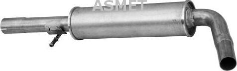 Asmet 21.009 - Глушитель выпускной системы autosila-amz.com