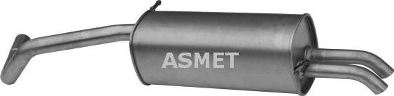 Asmet 21.028 - Глушитель выхлопных газов, конечный autosila-amz.com