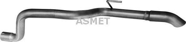 Asmet 27.005 - Труба выхлопного газа autosila-amz.com