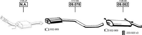 Asmet CI092505 - Система выпуска ОГ autosila-amz.com