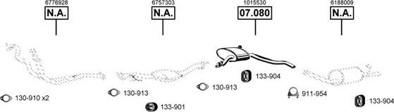 Asmet FO074505 - Система выпуска ОГ autosila-amz.com