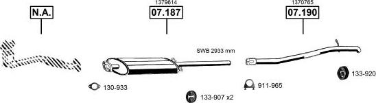 Asmet FO075161 - Система выпуска ОГ autosila-amz.com