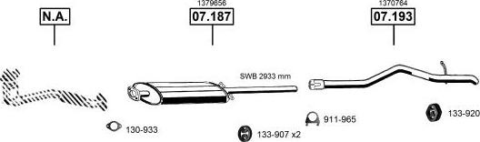 Asmet FO075185 - Система выпуска ОГ autosila-amz.com