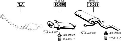 Asmet OP054010 - Система выпуска ОГ autosila-amz.com