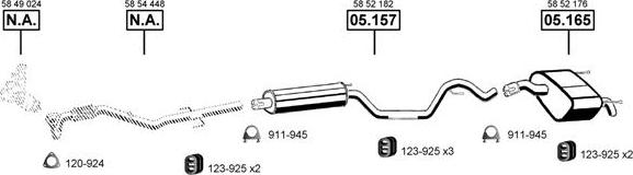 Asmet OP055385 - Система выпуска ОГ autosila-amz.com