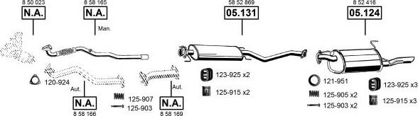 Asmet OP055240 - Система выпуска ОГ autosila-amz.com