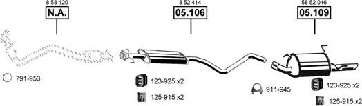 Asmet OP055280 - Система выпуска ОГ autosila-amz.com