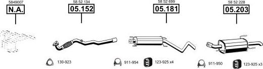 Asmet OP051482 - Система выпуска ОГ autosila-amz.com