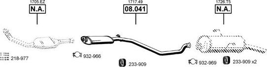 Asmet PE082500 - Система выпуска ОГ autosila-amz.com