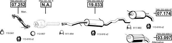 Asmet SE190270 - Система выпуска ОГ autosila-amz.com