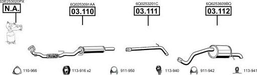 Asmet SE191610 - Система выпуска ОГ autosila-amz.com