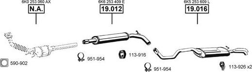 Asmet SE191155 - Система выпуска ОГ autosila-amz.com