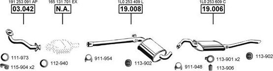 Asmet SE193160 - Система выпуска ОГ autosila-amz.com