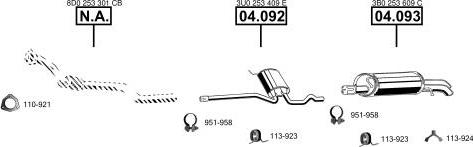 Asmet SK214000 - Система выпуска ОГ autosila-amz.com