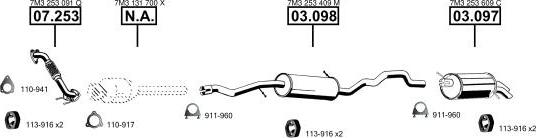 Asmet VA036175 - Система выпуска ОГ autosila-amz.com