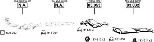 Asmet VA032260 - Система выпуска ОГ autosila-amz.com